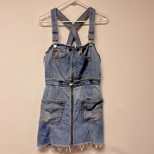 RE/DONE Levis Mini Jean Dress - M